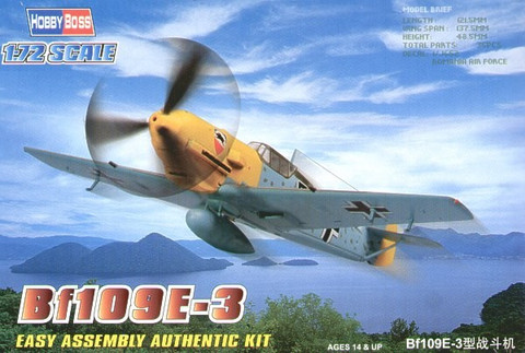 Messerschmitt Bf109E-3 1/72
