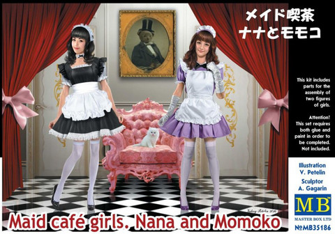 Maid Cafe Girls, Nana and Mokomo 1/35
