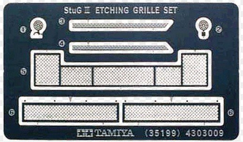 StuG III Photo-Etched Grille Set 1/35