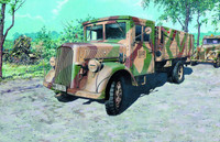 Opel BLITZ (Daimler built, L701 Einheitsfahrerhaus) wooden cab 1/72