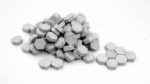 Paving stones Hexagon small