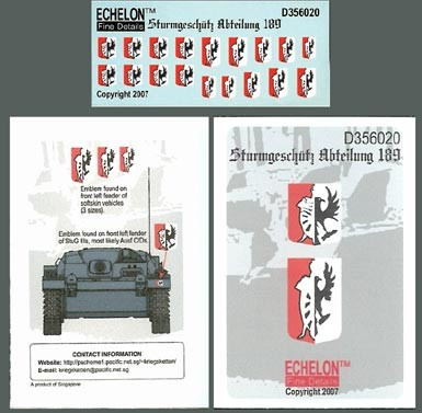 Sturmgeschutz Abteilung 189 1/35