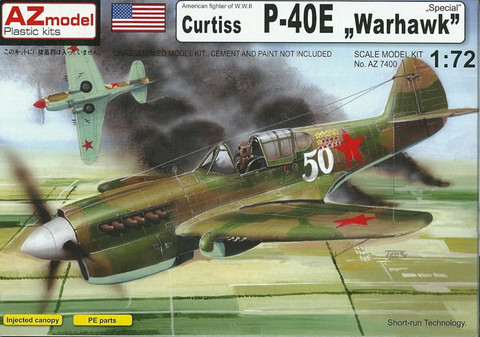 Curtiss P-40E Warhawk 1/72