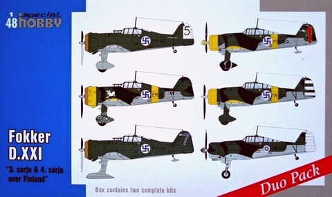 Fokker D.XXI Duo Pack 1/48