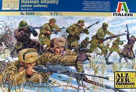 Russian Infantry Winter Uniforms WWII 1/72