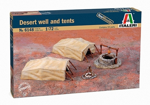 Desert Well & tents 1/72
