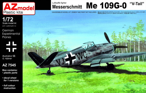 Messerschmitt Bf-109G-0 V-tail 1/72