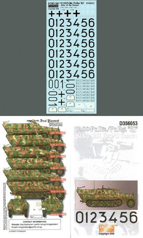 12.SS-Pz.Div./Pz.Rgt. HJ Sd.Kfz. 251 Ausf. D Generics 1/35
