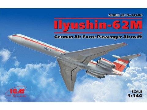 Ilyushin-62M German Airforce Passanger Aircraft 1/144