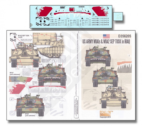 M1A1 & M1A2 Abrams SEP TUSK in Iraq 1/35