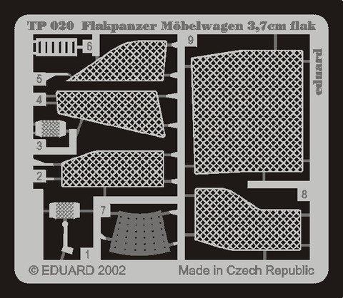 Flakpanzer Möbelwagen 3.7cm FlaK Mesh Set