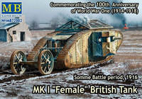 Mk.I "Female" British WW I Tank 1/72