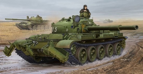 Russian T-62 Mod.1975 With KMT-6 Mine Plow 1/35