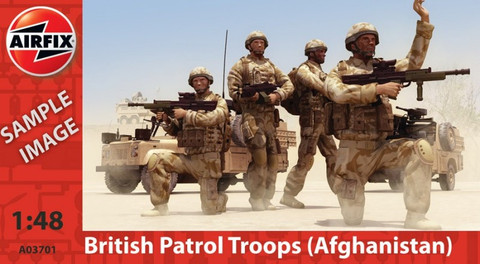 British Patrol Troops (Afganistan) 1/48
