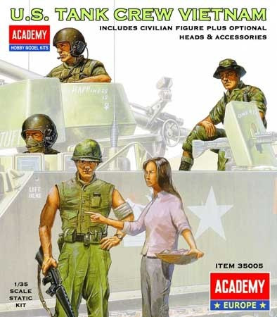 US TANK CREW VIETNAM 1/35