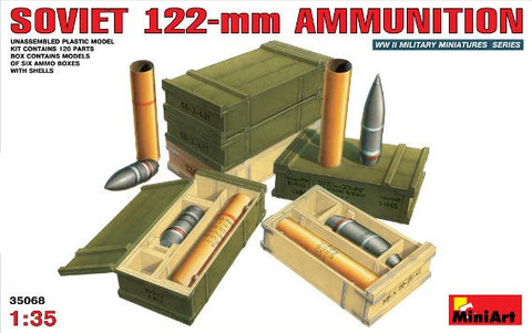 Soviet 122-mm ammunition 1/35