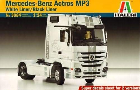 Mercedes Benz Actros 1851 White Liner/Black Liner 1/24