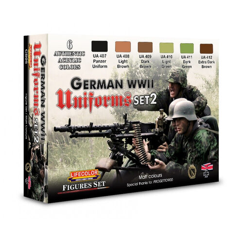 German WW II Uniform Color set 2 (6 x 22ml)