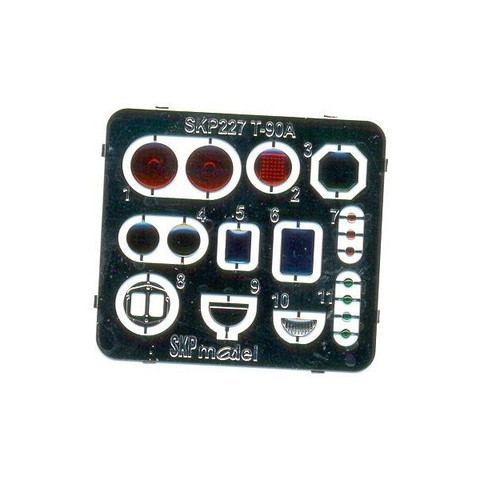 Lenses and Taillights for T-90A