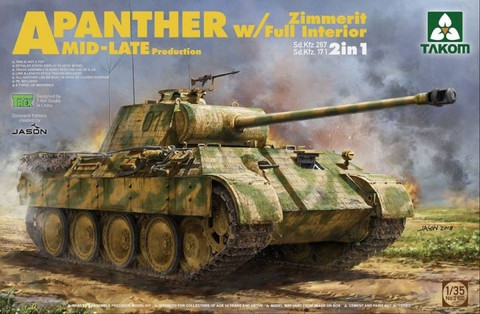 Panther Ausf.A Middle/Late, full Interior & Zimmerit 1/35