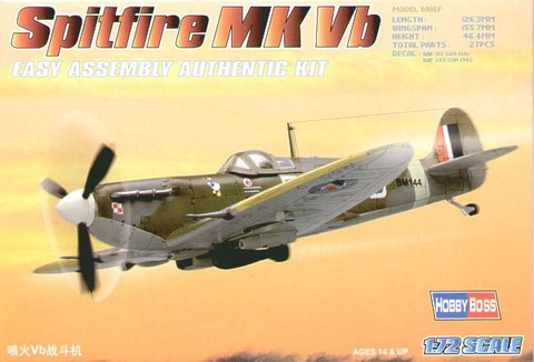 Supermarine Spitfire MK Vb 1/72