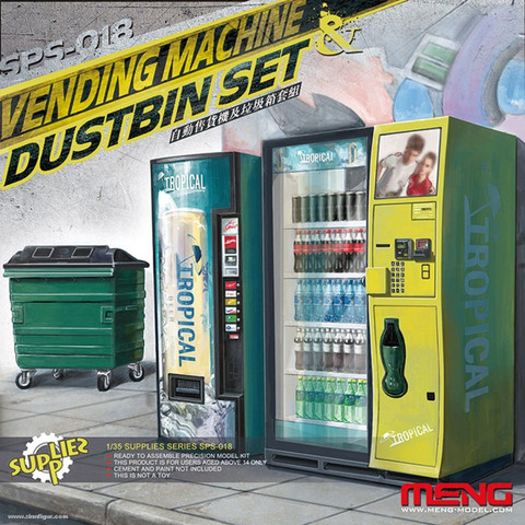 Vending Machine & Dumpster Set 1/35