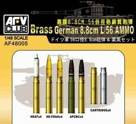 Shell case for german 88mm 1/48