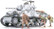 M4A3 Sherman 105mm with Figures 1/35