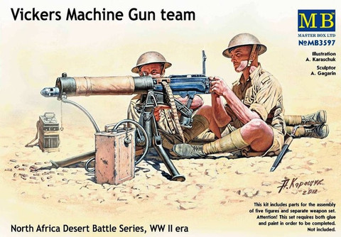 Vickers Machine Gun Team 1/35