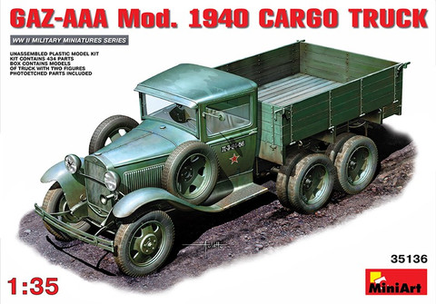 GAZ-AAA Gargo Truck Model 1940 1/35