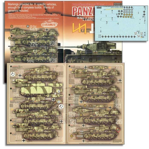 Das Reich & Wiking Panzer III Ausf J/L/Ms 1/48