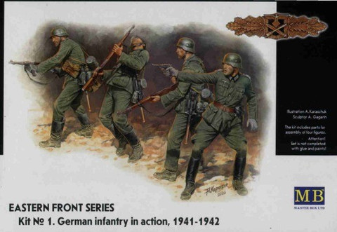 Eastern Front Series, Kit No 1, German Infantry in Action (1941-42) 1/35