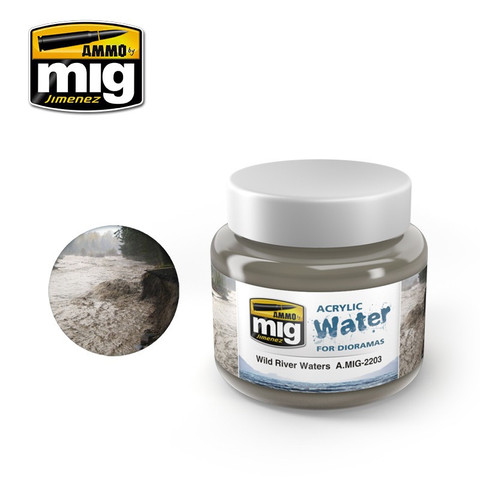 Wild River Waters, Geel for Simulating Water, 250ml
