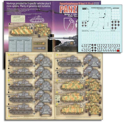 LAH PANZER IV F1 & F2 & HG PANZER IV G 1/35