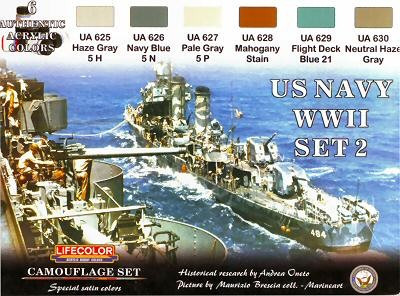 US Navy Camouflage Colors Set 2 (6 X 22ml)