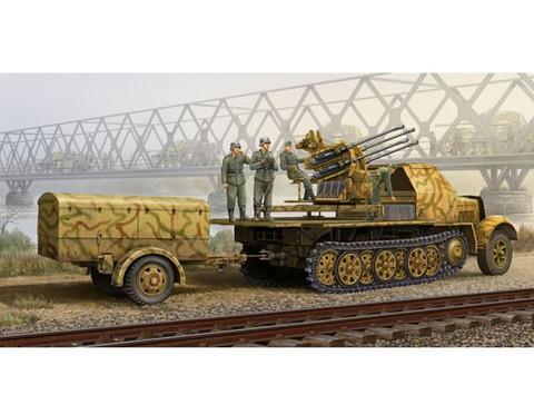 SD.KFZ.7/1 EARLY, 2CM FLAKVIERLING 38 AUF SELBSTFAHRLAFETTE (SD. KFZ. 7/1 LATE VERSION) 1/35