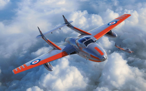 de Havilland Vampire T.11/J-28C 1/72