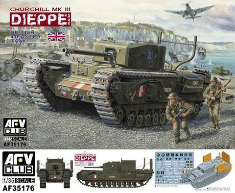 Churchill Mk.III British Inantry Tank, Dieppe Raid 1/35