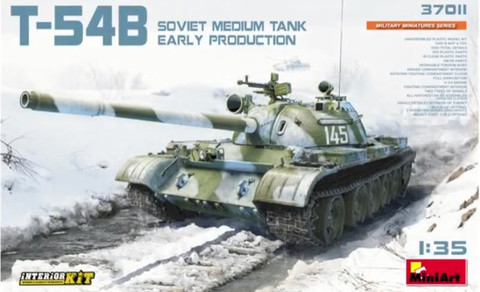 T-54B Early Production MBT with Interior Parts 1/35