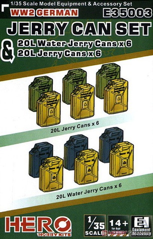 German WWII Jerry Can Set 1/35