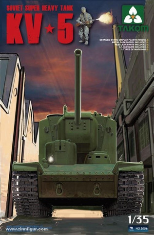 KV-5 Soviet Super Heavy Tank 1/35