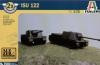 ISU-122 Pack includes 2 snap together tank kits 1/72