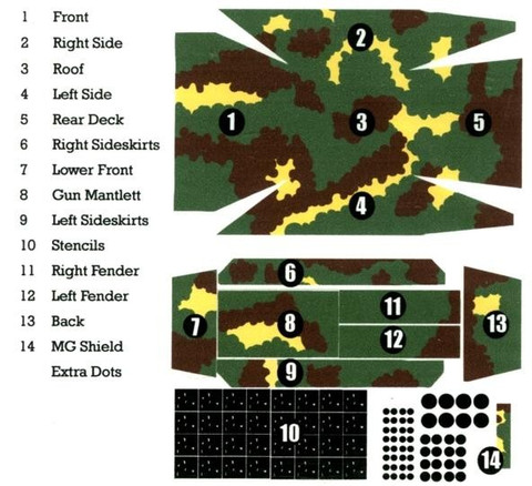 Hetzer BMM Ambush Mask for Airbrushing