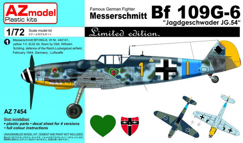 Messerschmitt Bf 109G-6 JG-54 Limited Edition 1/72