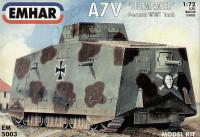German A7V WW1 Tank 1/72