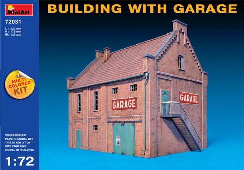 Buiding with Garage 1/72