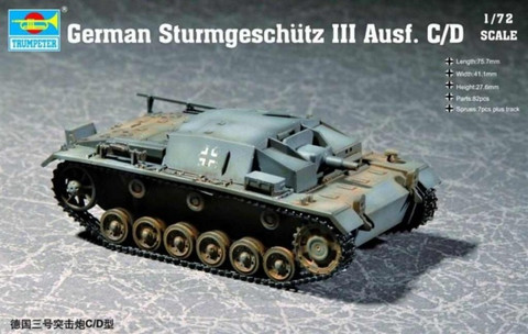 STURMGESCHUTZ III AUSF. C/D 1/72