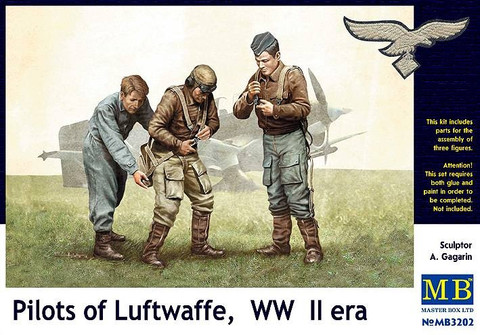 Pilots of Luftwaffe WWII Set.1 1/32