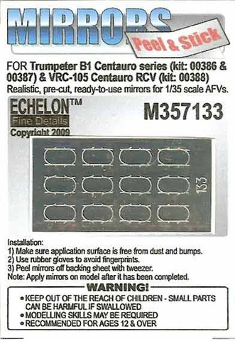 Centauro series Mirrors (Trumpeter) 1/35