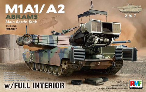 M1A1/A2 Abrams with Full Interior 2 in 1 1/35